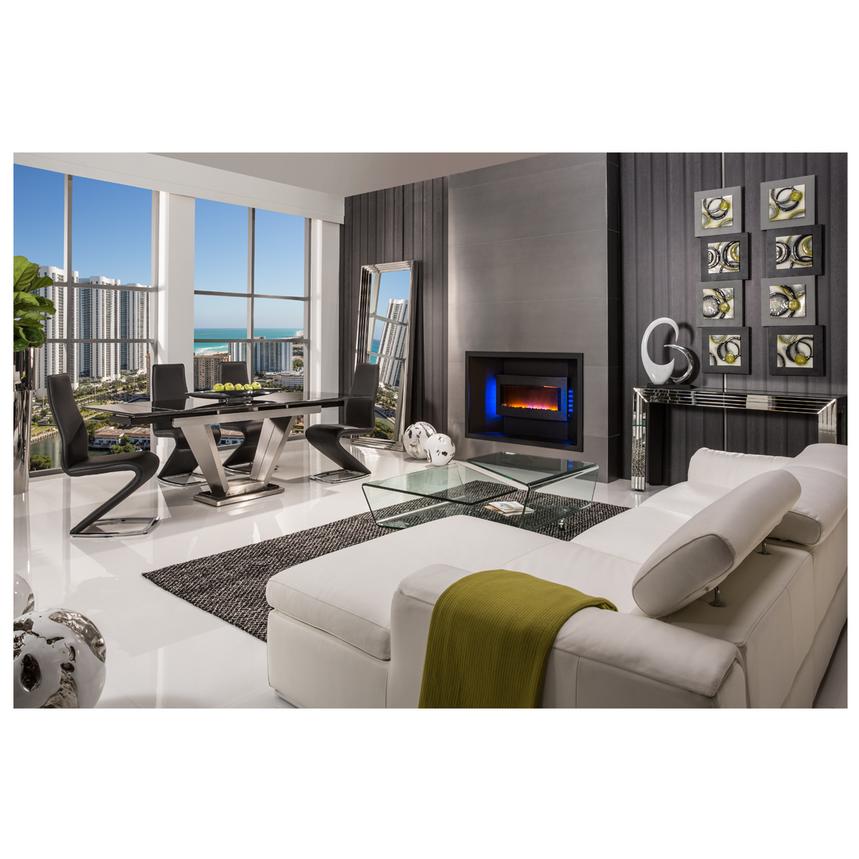 Dex Mirrored Console Table El Dorado Furniture